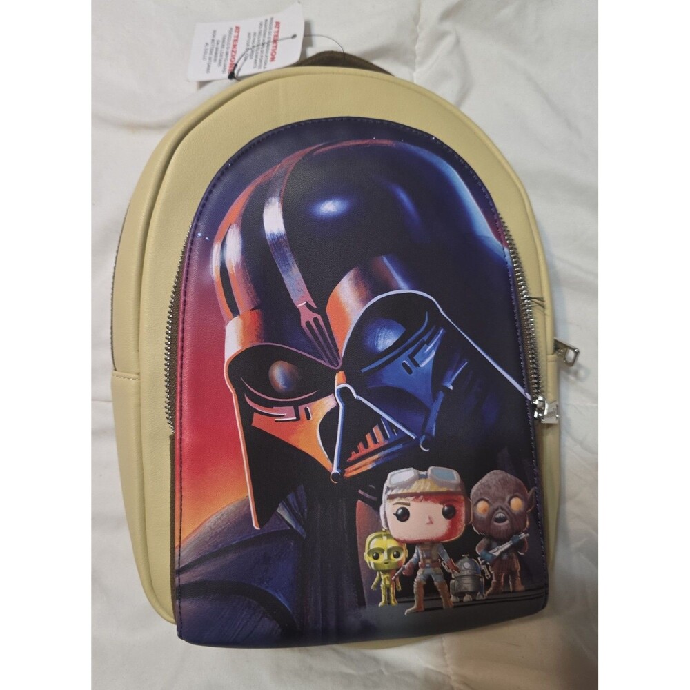 NWT Loungefly Disney star wars funko pop character mini backpack bookbag purse !